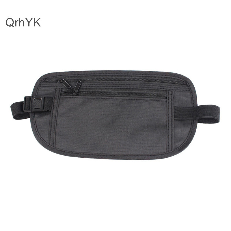 Nhà Máy Thời Trang 1 Chiếc Vô Hình Du Lịch Eo Gói Túi Thắt Lưng Cho Hộ Chiếu Tiền Túi Thắt Lưng Ẩn Ví An Ninh Túi Thường Ngày Cho Nam Nữ QrhYK