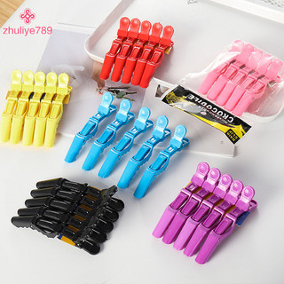 < zhuliye789 > 5 Cái / lốc Nhựa Làm Tóc Kẹp Móng Vuốt Phần Cá Sấu Kẹp Cắt Tóc Cho Salon Tạo Kiểu Phụ Kiện Tóc Kẹp Tóc