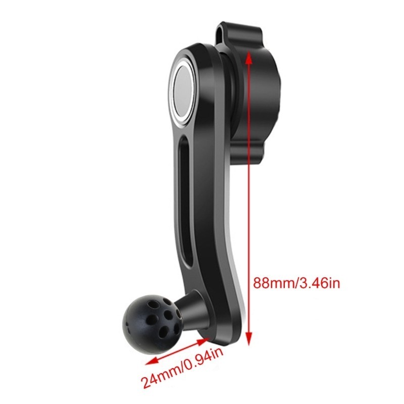 Cánh tay mở rộng trại cho thanh nối dài đầu tròn 17mm cho giá đỡ điện thoại cửa thoát khí ô tô