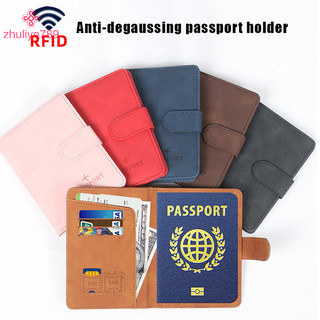 < zhuliye789 > Nam Nữ RFID Hộ Chiếu Kinh Doanh ID Thẻ Ngân Hàng Hộ Chiếu Bao Da Hộ Chiếu Đựng Hộ Chiếu Phụ Kiện Du Lịch