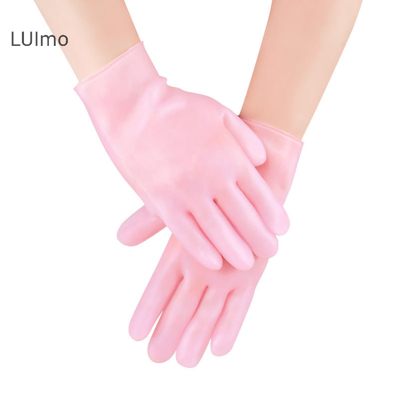 Luimo 1 Đôi Tất Chăm Sóc Bàn Chân Spa Sử Dụng Tại Nhà Silicon Dưỡng Ẩm Gel Gót Tất Nứt Chân Chăm Sóc Da Bảo Vệ Chống Nứt Găng Tay SBS