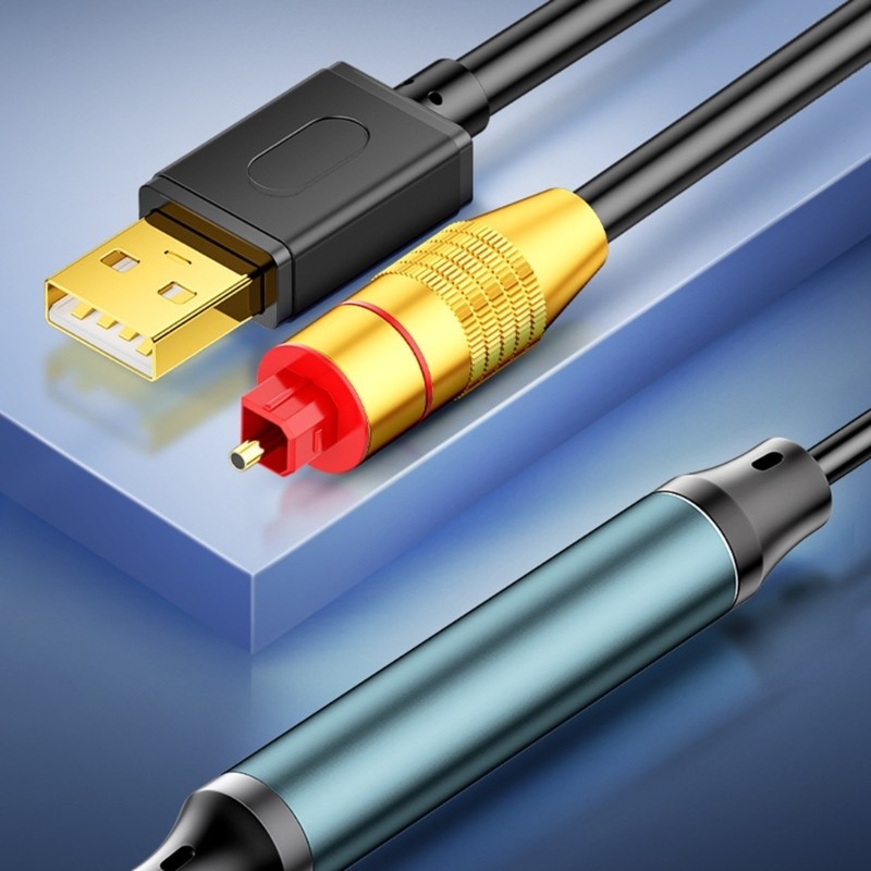 Bộ chuyển đổi âm thanh USB sang quang học Bộ chuyển đổi kỹ thuật số USB sang SPDIF Cổng kết nối cổng SPDIF