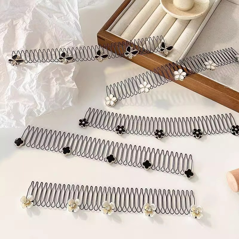 Camellia Gãy Dây Buộc Tóc Tuyệt Vời Đầu Lưng Trưởng Thành Lược Tóc Băng Đô Cho Bé Gái Kẹp Tóc Lược Tóc Mũ Đội Đầu
