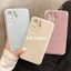 Ốp Silicon Lỏng Cao Cấp Cho iPhone 17 16 15 14 13 11 12 Pro Max Mềm Bảo Vệ Camera