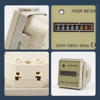 Cc Đồng hồ đếm giờ Bộ đếm giờ 220V-240V 50Hz Đồng hồ đếm giờ hoạt động cho Industr