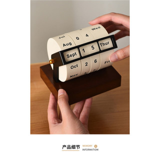 Trang Trí Nhà Cửa Phong Cách Mới Lịch Bánh Xe Lịch Vạn Niên Lớn Sáng Tạo Xoay Để Bàn Trang Trí Lịch Để Bàn