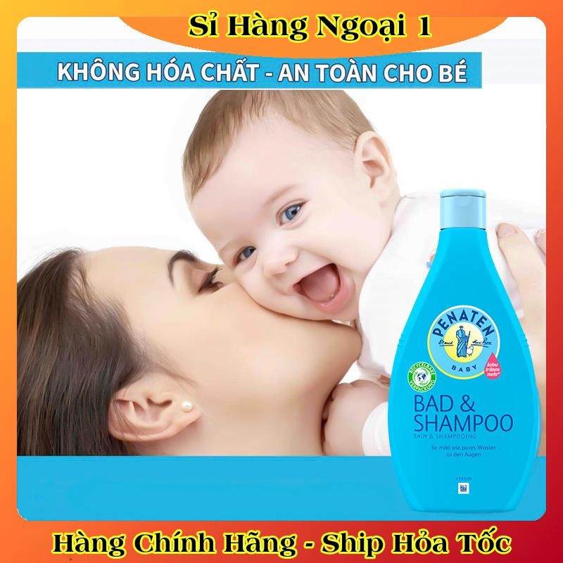 Sữa tắm+ kem dưỡng Penaten của Đức cho bé