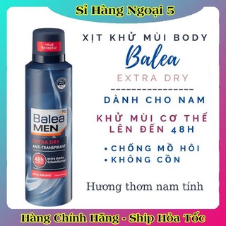 Xịt khử mùi Balea MEN ngăn mùi hôi, lưu hương thơm lâu, nam tính - Nội Địa Đức