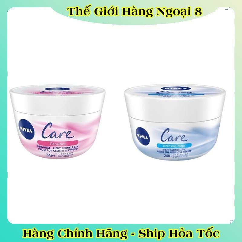 [auth] Kem dưỡng ẩm NIVEA CARE Đức - Siêu dưỡng ẩm chống khô da, chống nứt nẻ  🎀 [Hot]