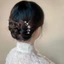 Kẹp tóc hình chữ U ngọc trai - Dụng cụ tạo kiểu tóc - Phụ kiện tóc ngọc trai giả Hàn Quốc - Kẹp tóc cuộn kim loại thanh lịch - Barrettes tóc cho đám cưới, hẹn hò