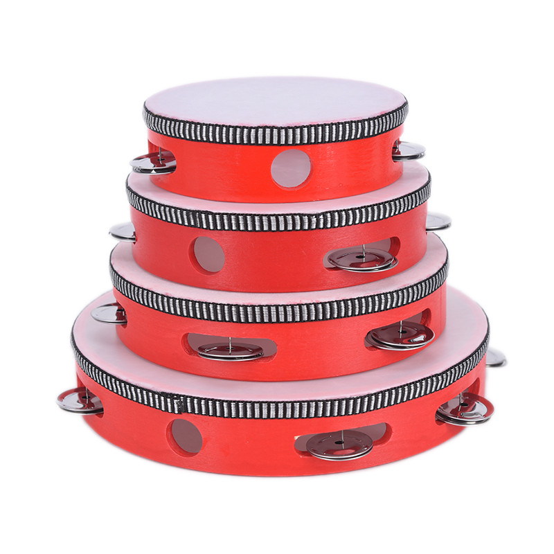 Tmoy Nhạc Cụ Tambourine Trống Trẻ Em Giáo Dục Âm Nhạc Tambourine TCM