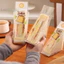 100 Chiếc Sandwich Nhựa Bao Bì Túi Tam Giác Trong Suốt Cho Bánh Mì Mông Túi Trang Trí Tiệc Sinh Nhật Điều Trị [Mới]