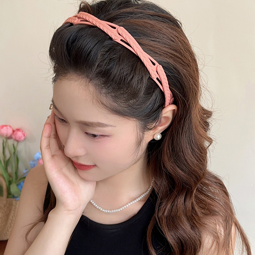 Băng đô có thể thu vào lúa mì có thể gập lại - Chống trượt, Có thể điều chỉnh - Băng đô du lịch dành cho nữ để trang điểm - Vòng quấn tóc rửa mặt - Thanh lịch, đơn giản - Mũ nón cố định cho bé gái