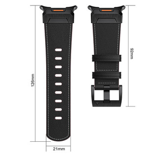 Thích hợp cho Samsung Watch 7 Ultra, dây da mới có khóa kim loại 47mm và dây đeo cá tính