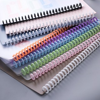 Thanh còng nhựa sổ màu Sổ , còng đóng ruột sổ làm binder refill ALINE