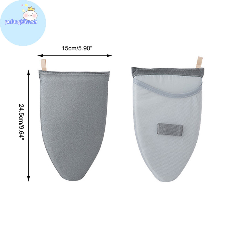 Pufangbliss May Hấp Ủi Găng Tay Chống Hơi Nước Mitt Có Vòng Ngón Tay Găng Tay Chịu Nhiệt Cho Quần Áo Hấp Bảo Vệ Cầm Tay VN