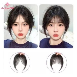 < zhuliye789 > Phần giữa Fake Bangs Fringe Tổng hợp Topper Hairpiece Clip-In Bang Nối dài Áo choàng vô hình tự nhiên Phụ nữ