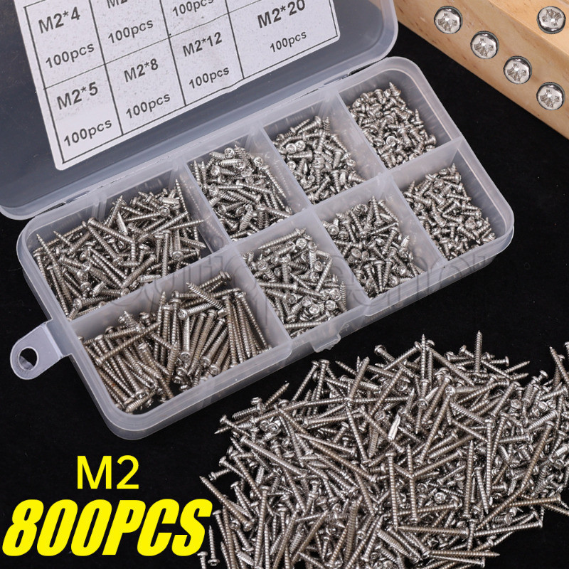 [Đặc sắc] 10-800 Ốc vít tự khai thác bằng thép Carbon - Chốt sửa chữa nội thất - Móng tay tự khoan - Phụ kiện phần cứng - Độ cứng mạnh, bền, chống gỉ