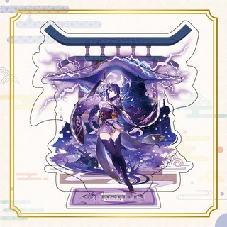 Móc Khóa, Standee anime - Genshin Impact  cao cấp - Raiden Shogun, Hu Tao, Yae Miko, Ayaka, Zhongli, Nahida