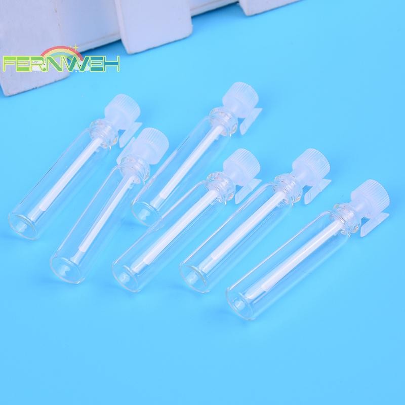 [Fernweh] 10 / 50 Cái 1ml lọ thủy tinh rỗng chai dầu phòng thí nghiệm [MỚI]