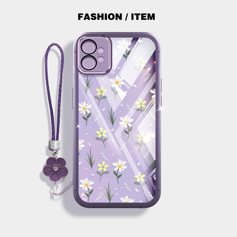 Ốp Điện Thoại YBD Cho Infinix Smart 10 Plus Tecno Spark GO 2 3 KM4 POP 10 20 Smart 9 HD X6532C X6532 Hot 50i X6531 X6531B Full Màn Hình Họa Tiết Hoa Nhỏ Trong Suốt Vỏ Mềm