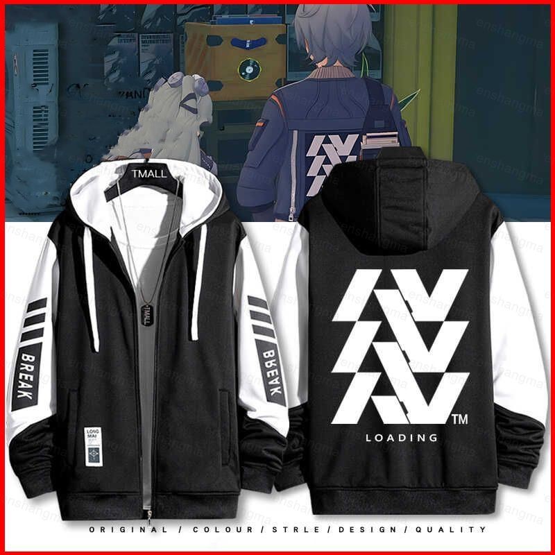 Lật Zenless Zone Zero Ngẫu Nhiên Chơi Áo Wise Dây Kéo Áo Khoác Áo cardigan Áo Len Unisex Dài Tay Top Cosplay