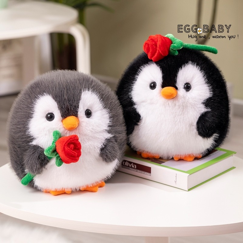 Hoa Hồng Chim Cánh Cụt Sang Trọng Đồ Chơi Búp Bê Chim Cánh Cụt Sang Trọng Quà Tặng Cho Bạn Bè Quà Tặng Sinh Nhật Trang Trí Ngày Lễ