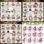 GIÁ RẺ NHẤT 12 Đồ trang trí treo Giáng sinh, Ông già Noel DIY Mặt dây chuyền người tuyết Giáng sinh, Mặt dây chuyền treo ông già Noel năm bằng gỗ sáng tạo