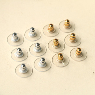 Phim không đổi màu cấp thực phẩm, nút tai Frisbee, nút tai, mũ tai, DIY bông tai, trang sức tai, vật liệu bông tai bán buôn, túi may mắn