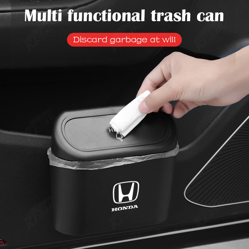 Xe Honda Gắn Loại Lật Thùng Rác ABS Treo Hộp Bảo Quản Cho Civic Jazz Fit Accord Vezel Brio Cr-V City Hr-V Wrv Spirior Shuttle