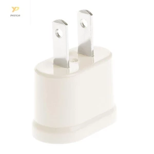 Ppy EU Euro Cắm Adapter US sang EU Bộ Chuyển Đổi Du Lịch Châu Âu Điện EU Cắm Adapter Bộ Chuyển Đổi Ổ Cắm Điện AC Adapter