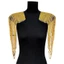 SA Đinh tán đầy màu sắc Bảng đeo vai Huy hiệu Trang sức Epaulettes Vai Epaulets để tăng cường tủ quần áo nữ hợp thời trang