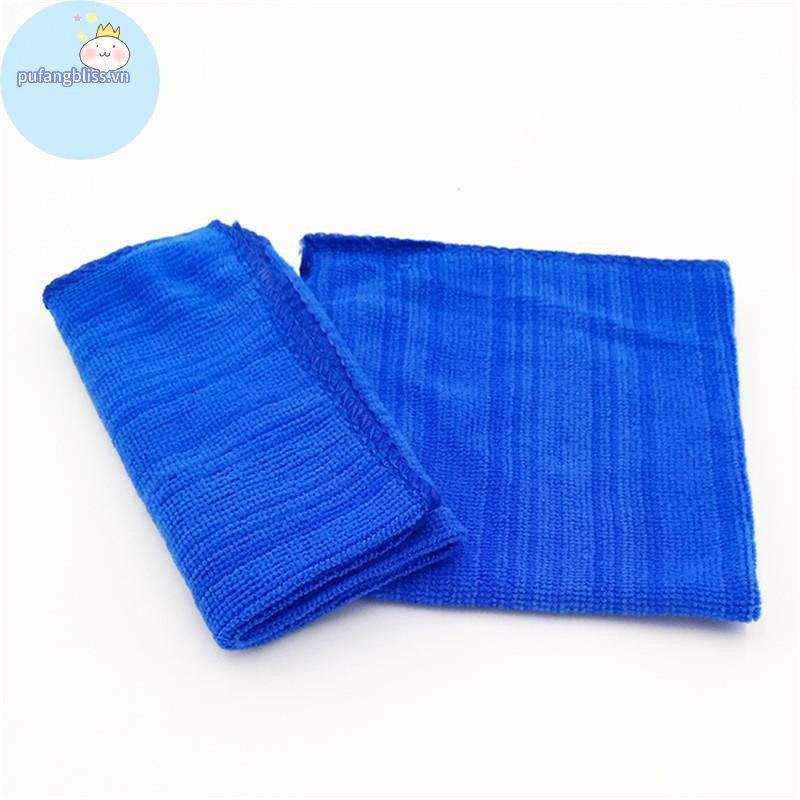 Pufangbliss 5 Chiếc Microfiber Làm Sạch Tự Động Vải Mềm Giặt Khăn Lau Bụi VN