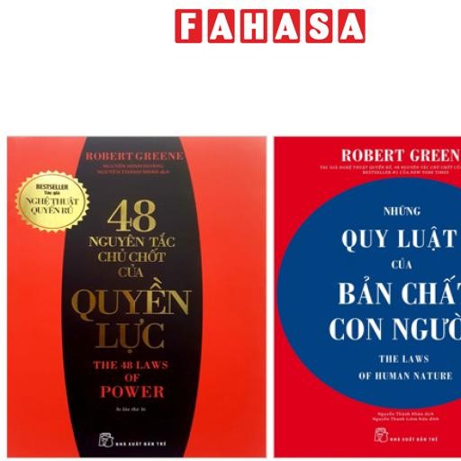 Combo Sách 48 Nguyên Tắc Chủ Chốt Của Quyền Lực + Những Quy Luật Của Bản Chất Con Người (Bộ 2 Cuốn)