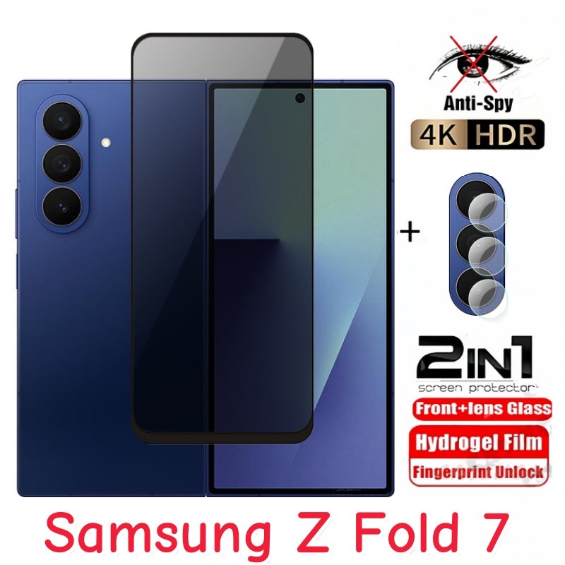 Dành Cho Samsung Z Fold 7 5G 2025 Kính Cường Lực Riêng Chống Gián Điệp Full Cover Bảo Vệ Màn Hình Chống Peek Phim Riêng Tư Cho Samsung Galaxy Z Fold 7 6 5 ZFold7 5G Chống Peek Phim Riêng Tư