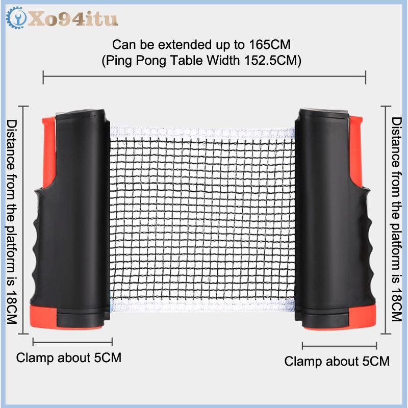 XOITU Di Động Bóng Bàn Lưới Bao Đo Có Thể Thu Vào Bộ Bóng Bàn Catcher Giá Có Thể Điều Chỉnh Dụng Cụ Ngoài Trời Tại Nhà Thể Thao Kẹp Trên VN