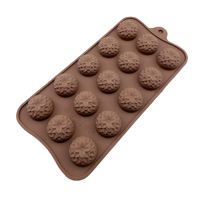 Tự Làm Chocolate Khuôn Silicon Khay Đá Thạch Pudding Kẹo Bánh Quy Khuôn Trang Trí Bánh Khuôn