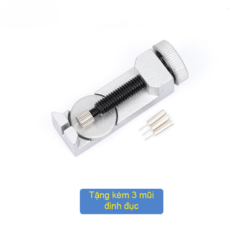 [COD] Dụng Cụ Tháo Mắt Dây Đồng Hồ Kim Loại – Cứng Cáp, Dễ Dùng, Kèm 3 Đầu Thay