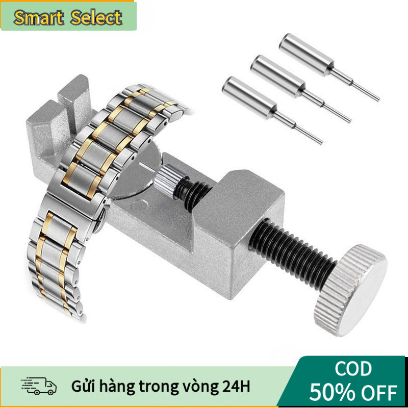 [COD] Dụng Cụ Tháo Mắt Dây Đồng Hồ Kim Loại – Cứng Cáp, Dễ Dùng, Kèm 3 Đầu Thay