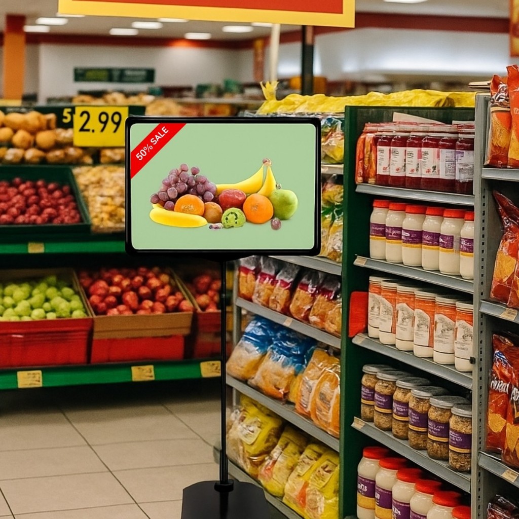Bảng Sale Khung Mica Để Bàn A4 Hai Mặt Chữ T - Giá Đỡ Bảng Khuyến Mãi, Menu, Thông Báo Trưng Bày Đa Năng