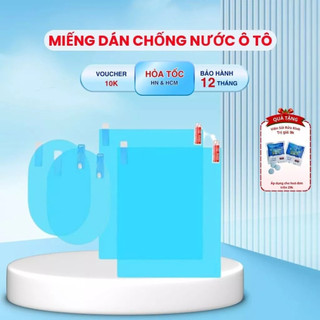 Miếng Dán Chống Bám Nước , Miếng Dán Gương Kính Ô Tô Chống Thấm Nước Mưa, Sương Cao Cấp, Chống Đọng Dính Nước Khi Lái Xe