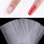 YOLOGO 50 Cái Dạng Bọc, Làm Móng Tay Không Dệt Xây Dựng Lụa Sợi Thủy Tinh Móng Tay Nối Dài, Gel UV Pháp Acrylic 8x4cm Giấy Sợi Thủy Tinh