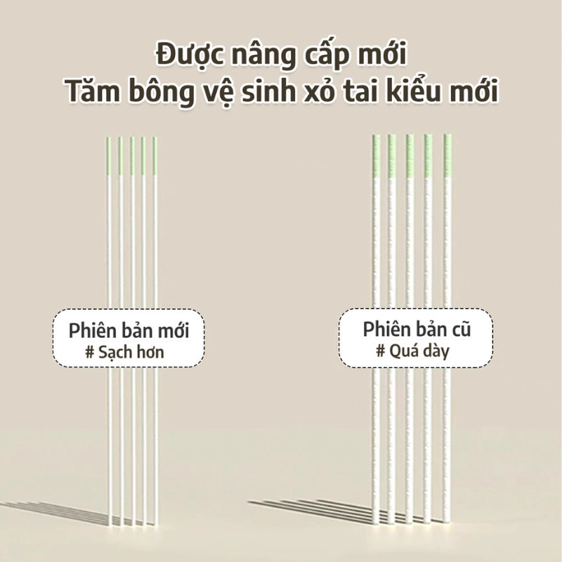 Hộp 240 Dây Vệ Sinh Lỗ Xỏ Khuyên Tai Hương Bạc Hà, Hoa Hồng, Que Vệ Sinh Lỗ Tai Khử Mùi