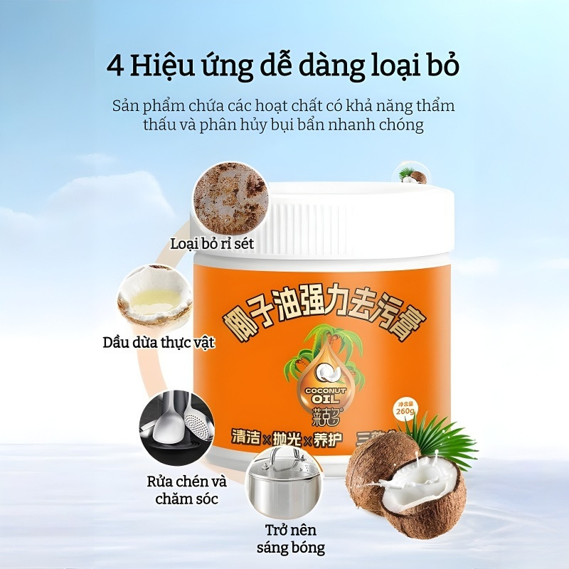 Sản Phẩm ✨Chấtẩy Rửa Đa Năng Từ Dầu Dừa/Kem Tẩy Đa Năng Dầu Dừa/Chấtẩy Rửa Đa Năng/Nước Tẩy Đa Năng - ✨Chấtẩy Rửa Đa ...