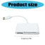 Btsg Đầu đọc thẻ USB C Đầu đọc thẻ nhớ TF Đầu nối chuyển đổi Đọc đồng thời cho máy tính xách tay Phụ kiện máy tính