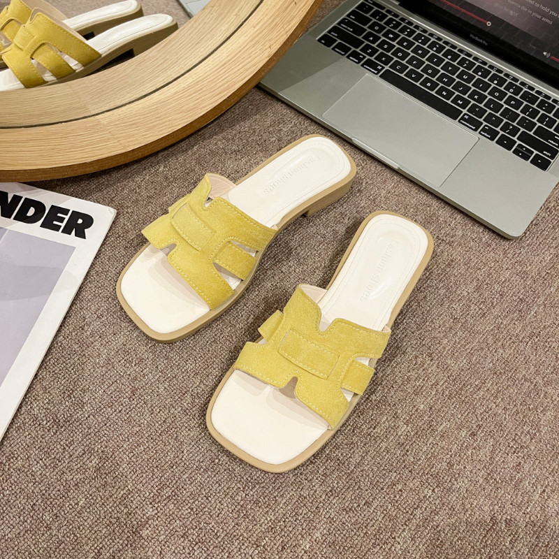 Dép Sandal Nữ Atikota Thời Trang Đa Năng Màu Trơn Thoải Mái Nhẹ Dép Thường Ngày