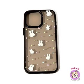 Cute Star Rabbit Phone Case for IPhone 16 15 14 13 12 11 Pro Max Acrylic Hard Shell Cover High Quality LBK
