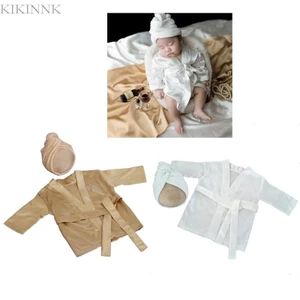 KIKIN Bé Đạo Cụ Chụp Ảnh Trang Phục Khăn Tắm Áo choàng Đầu Băng Đô Chụp Ảnh Trang Phục