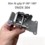 Bản lề gấp tự khóa 0-90-180° dùng làm bàn gấp, cánh tủ