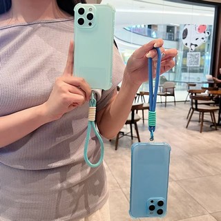 Dễ Thương Có Dây Buộc Mềm Kẹo Ốp Lưng Điện Thoại OPPO Reno 14 Pro 14F 12 10 Pro A5 Pro A5X A5i Reno 8T 5G Bảo Vệ Ống Kính Silicon Chống Sốc